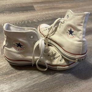 High top converse white women’s 8 men’s 6